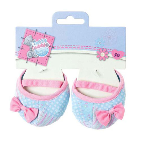 Tatty Teddy Dress Up Me to You Checked Shoes with Bow £5.00